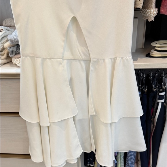 Pat Bo White Ruffle Skirt - Picture 4 of 7